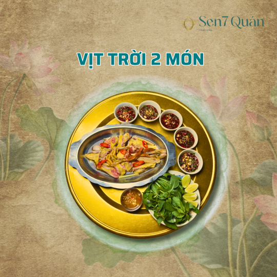 VỊT TRỜI 2 MÓN