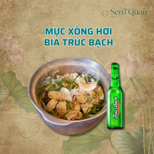 MỰC XÔNG HƠI BIA TRÚC BẠCH