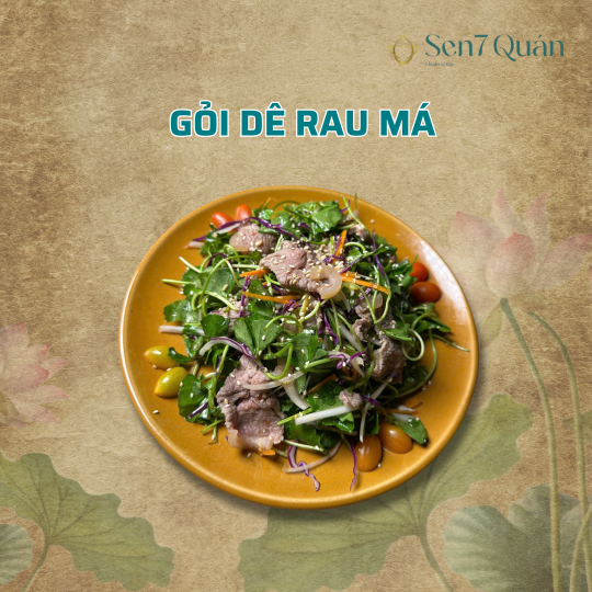 GỎI DÊ RAU MÁ