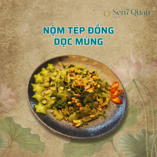 NỘM TÉP ĐỒNG DỌC MÙNG