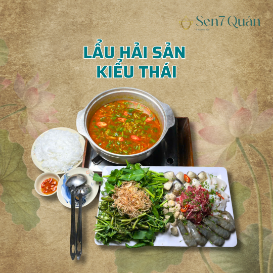 LẨU HẢI SẢN KIỂU THÁI